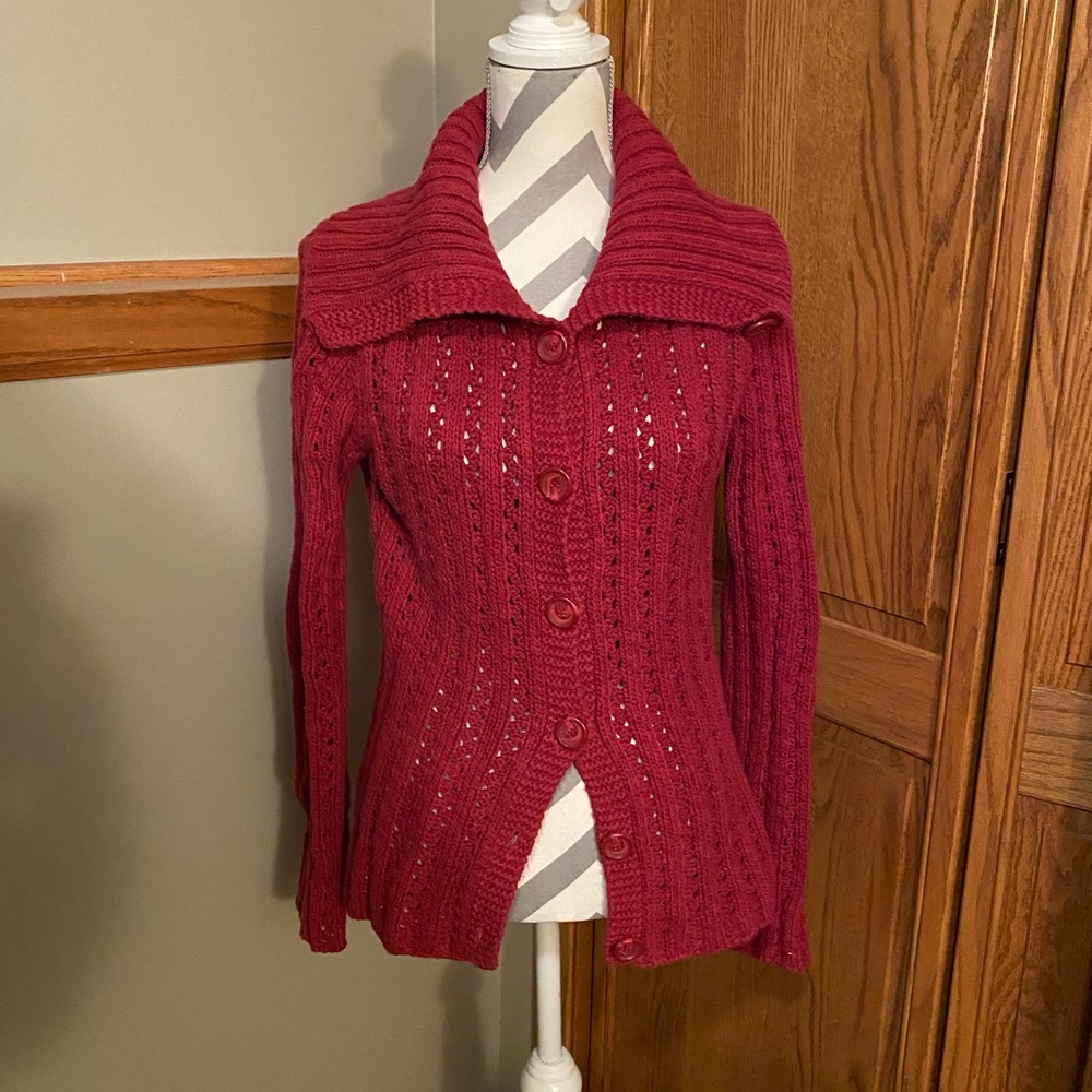 American Eagle Outfitters open weave cardigan